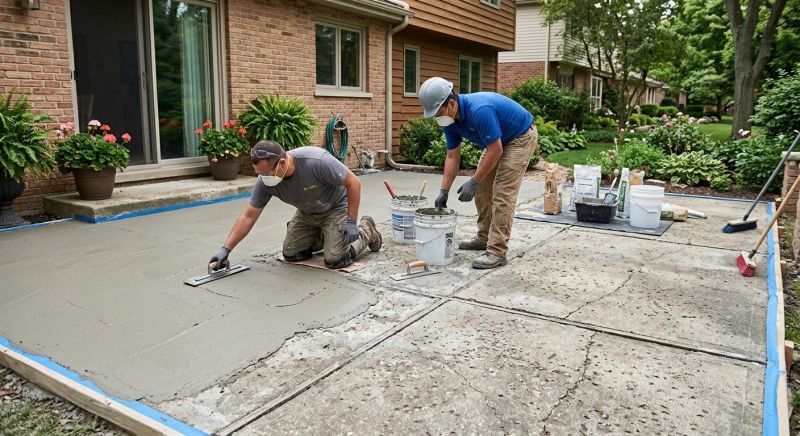 Walkway Resurfacing in Des Moines, IA